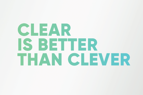 Banker Creative Clear is Better than Clever